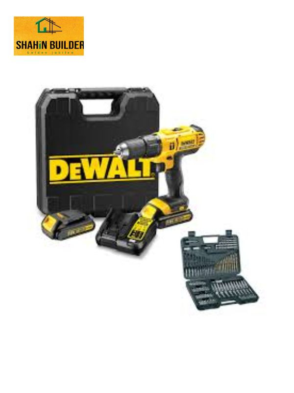 18V,13MM Hammer Drill Driver DCD776S2A(100 PCS Accessory Set)