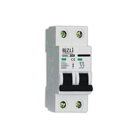 Bizli Circuit Breaker 2P 40A C 6KA- 901739