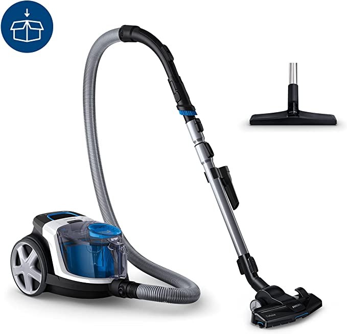 vacuum cleaner PowerPro Compact (900 W, 1.5 liters dust volume, integrated brush) white(ভ্যাকুয়াম ক্লিনার পাওয়ারপ্রো কমপ্যাক্ট (900 ওয়াট, 1.5 লিটার ডাস্ট ভলিউম, ইন্টিগ্রেটেড ব্রাশ) সাদা