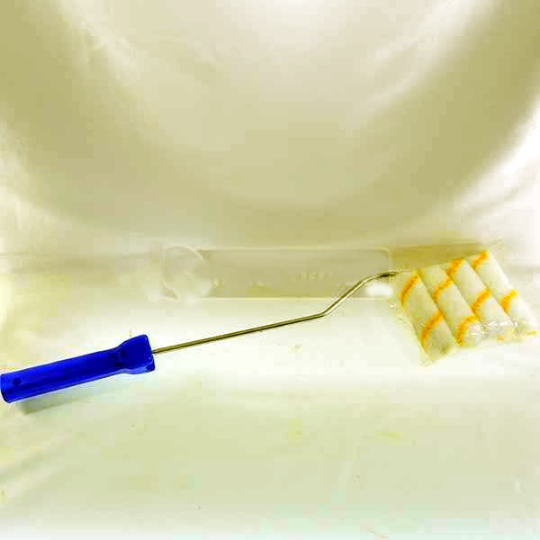 4 Inch (3 Pcs Set) Paint Roller with Handle HMBR Brand(HMBR ব্র্যান্ডের হ্যান্ডেল সহ 4 ইঞ্চি (3 পিসি সেট) পেইন্ট রোলার)