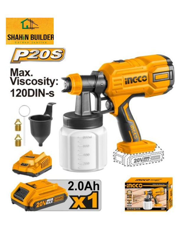 LI-ION Cordless Spray Gun CSGLI20406