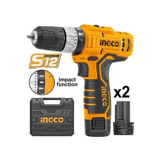 Li-Ion Cordless Impact Drill 12V Brand INGCO – CIDLI12329(লি-আয়ন কর্ডলেস ইমপ্যাক্ট ড্রিল 12V ব্র্যান্ড INGCO – CIDLI1232)