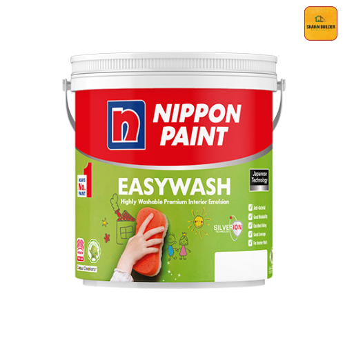 Easy Wash - Premium Interior Emulsion | Stain-Resistant, Durable Wall Paint for Long-Lasting Color & Easy Cleaning