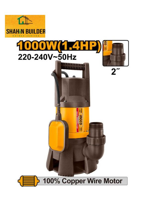 1000W,Submersible Mud Pump SPD10001