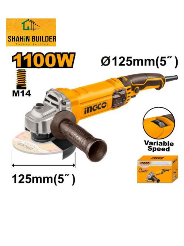 1100W,125MM Angle Grinder 5" AG1100385