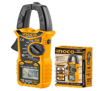 Digital AC Clamp Meter 6000 Counts (ডিজিটাল এসি ক্ল্যাম্প মিটার 6000 কাউন্টস ডেটা হোল্ড ব্র্যান্ড INGCO – DCM6003)