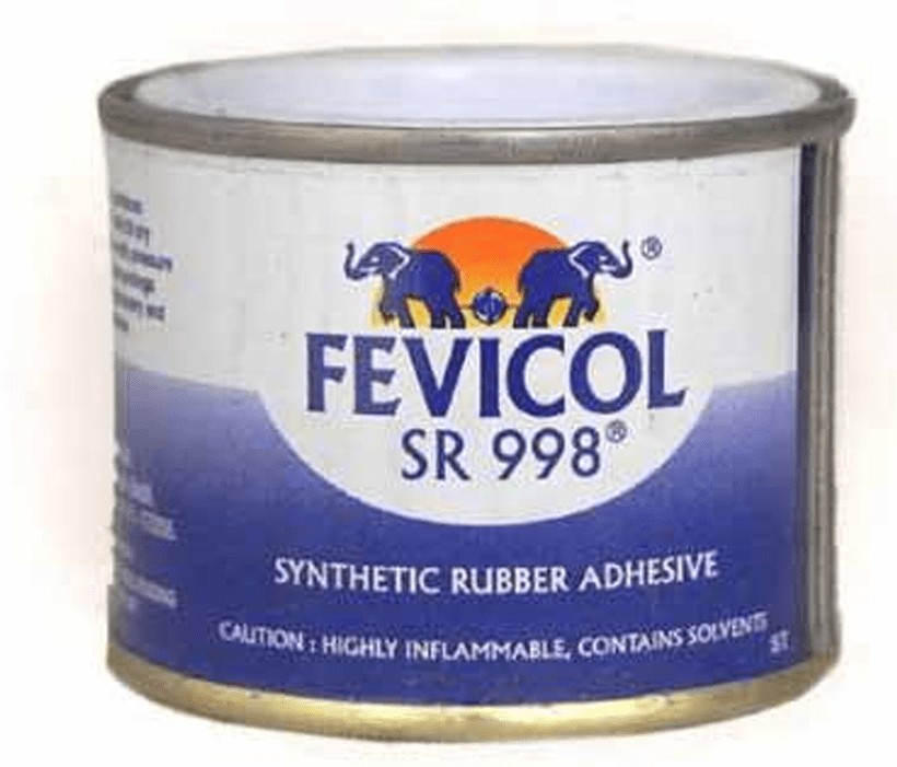 100ml Fevicol Synthetic Rubber Adhesive SR998 For Leather Rexine Heat & Water Resistant(100ml Fevicol সিন্থেটিক রাবার আঠালো SR998 চামড়ার রেক্সিন তাপ এবং জল প্রতিরোধী জন্য)
