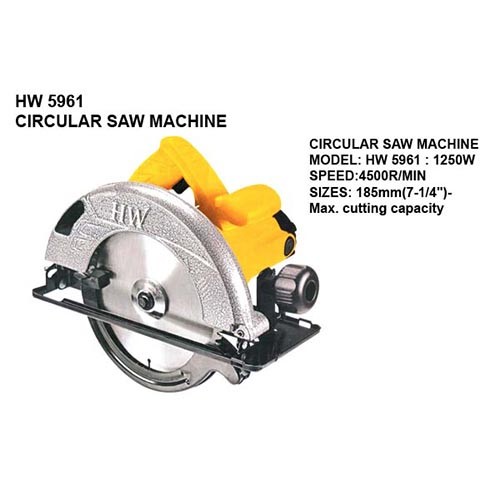 ELECTRIC circular saw HW 5961- 1200W