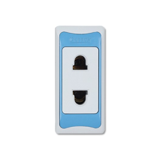 CLICK Duplex 2 Pin Socket