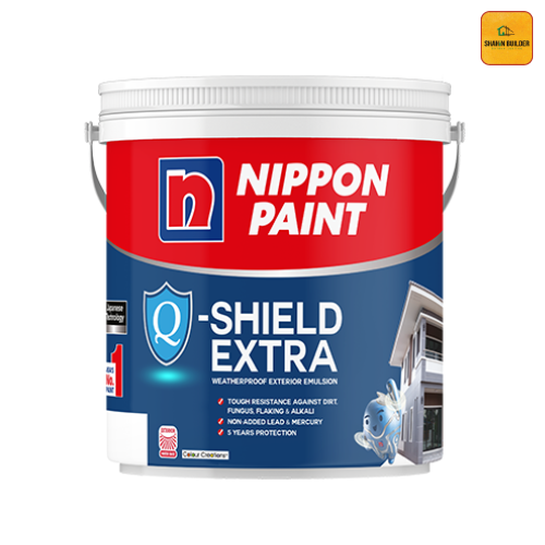 Q-Shield Extra | Superior Weather Protection | UV Resistant, Long-Lasting Exterior Paint for Homes & Buildings