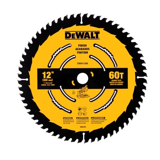 12 in Finish Saw Blade (60 Tooth)
