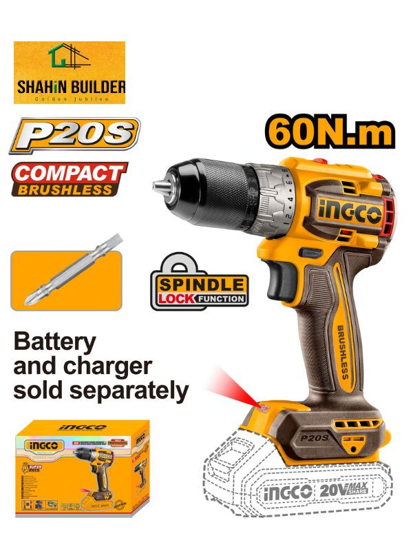 20V LI-ION Compact Brushless Impact Drill CDLI20602