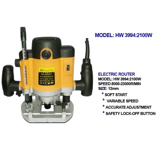 ELECTRIC ROUTER HW 3994 -2100W -12MM