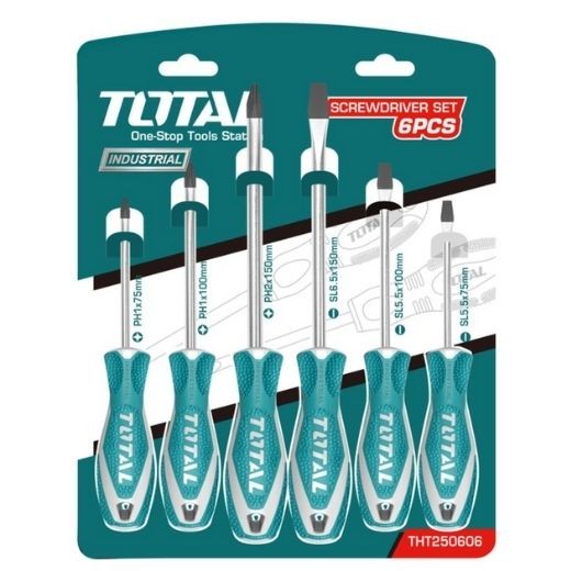 10 Pcs Screwdriver set Total Brand– THT250610