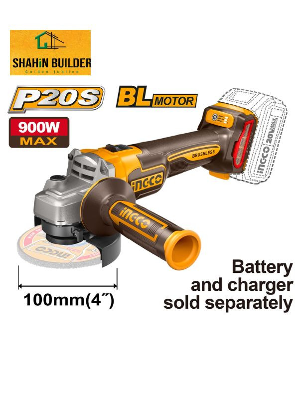 LI-ION Cordless Brushless Angle Grinder CAGLI21104