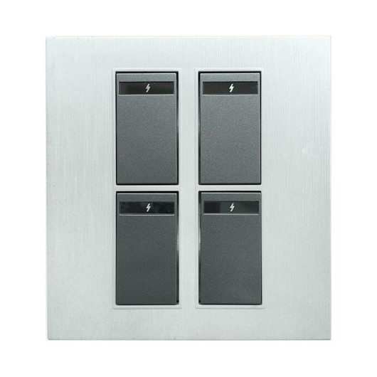 Blaze Crown 4 Gang 1 Way Switch- 876685