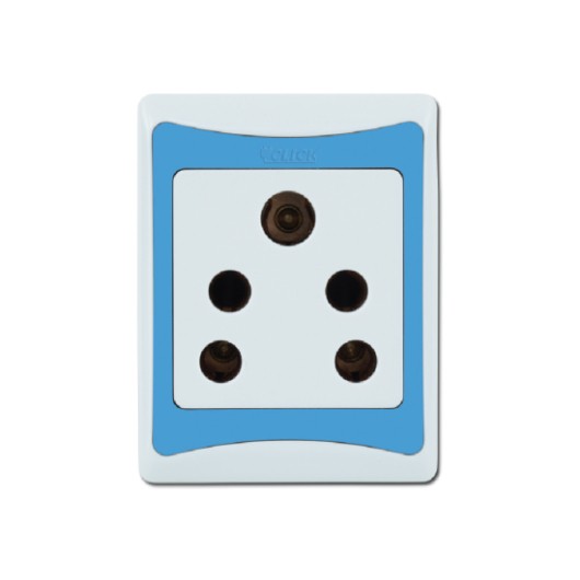 CLICK Duplex 5 Pin Round Socket