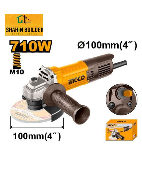 710W,100MM Angle Grinder AG71182