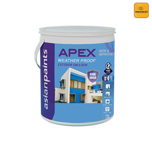 Apex Weatherproof Exterior Emulsion - Long-lasting Weatherproof Paint for Homes | Advanced UV Protection & Fade Resistance