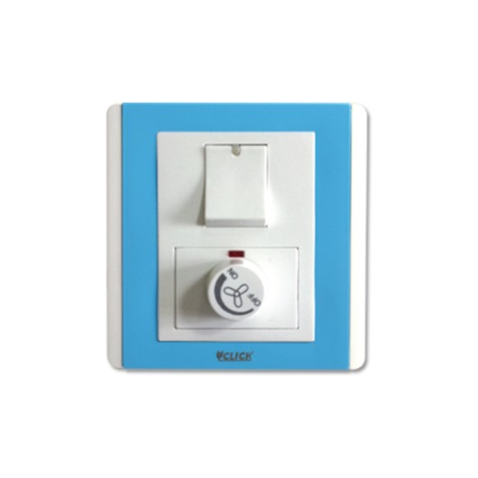 CLICK-IRISH-FAN REGULATOR WITH SWITCH