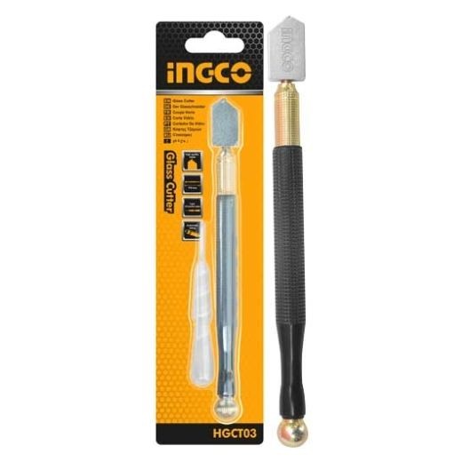 Glass Cutter 178mm Iron Body Brand INGCO – HGCT03(গ্লাস কাটার 178 মিমি আয়রন বডি ব্র্যান্ড INGCO – HGCT03)