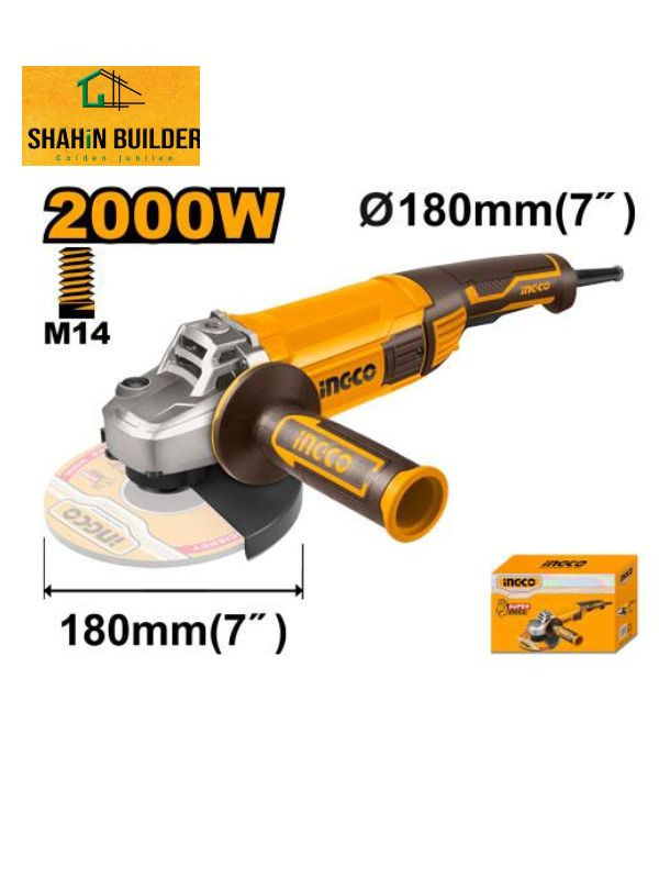 2000W,180MM Angle Grinder 7"AG200018