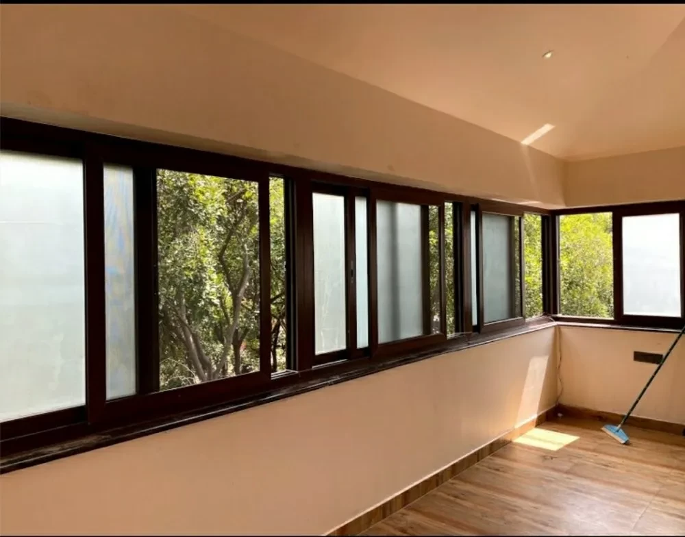 UPVC Sliding Window, Glass Thickness: 15 Mm(UPVC স্লাইডিং উইন্ডো, কাচের পুরুত্ব: 15 মিমি)