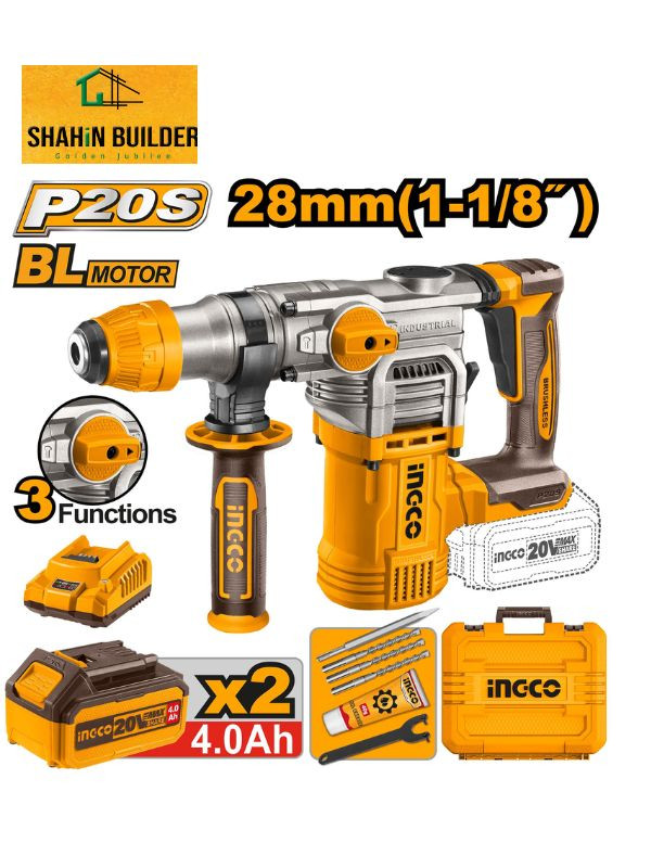 20V Cordless Rotary  Hammer CRHLI202882