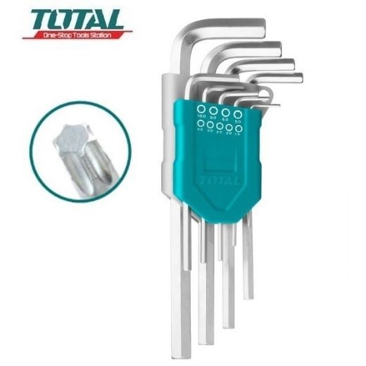9 Pcs Hex Key Short Brand Total – THT106191 (9 পিসি হেক্স কী শর্ট ব্র্যান্ড মোট – THT106191)