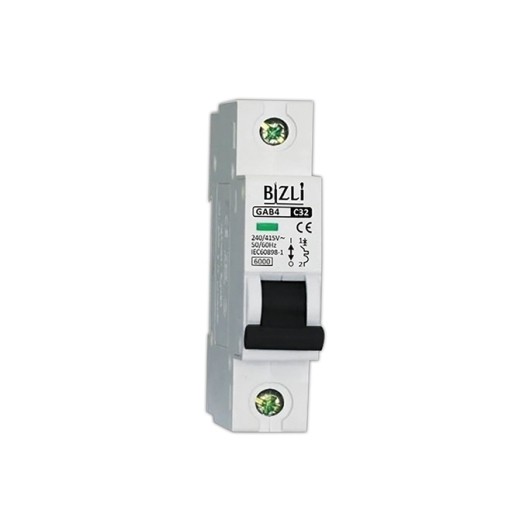 Bizli Circuit Breaker 1P 63A C 6KA- 901732