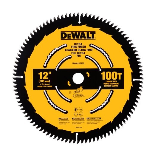 12 in. 100T Ultra Fine Finish Saw Blade