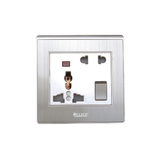 CLICK-ART-MULTI SOCKET WITH SWITCH,13A